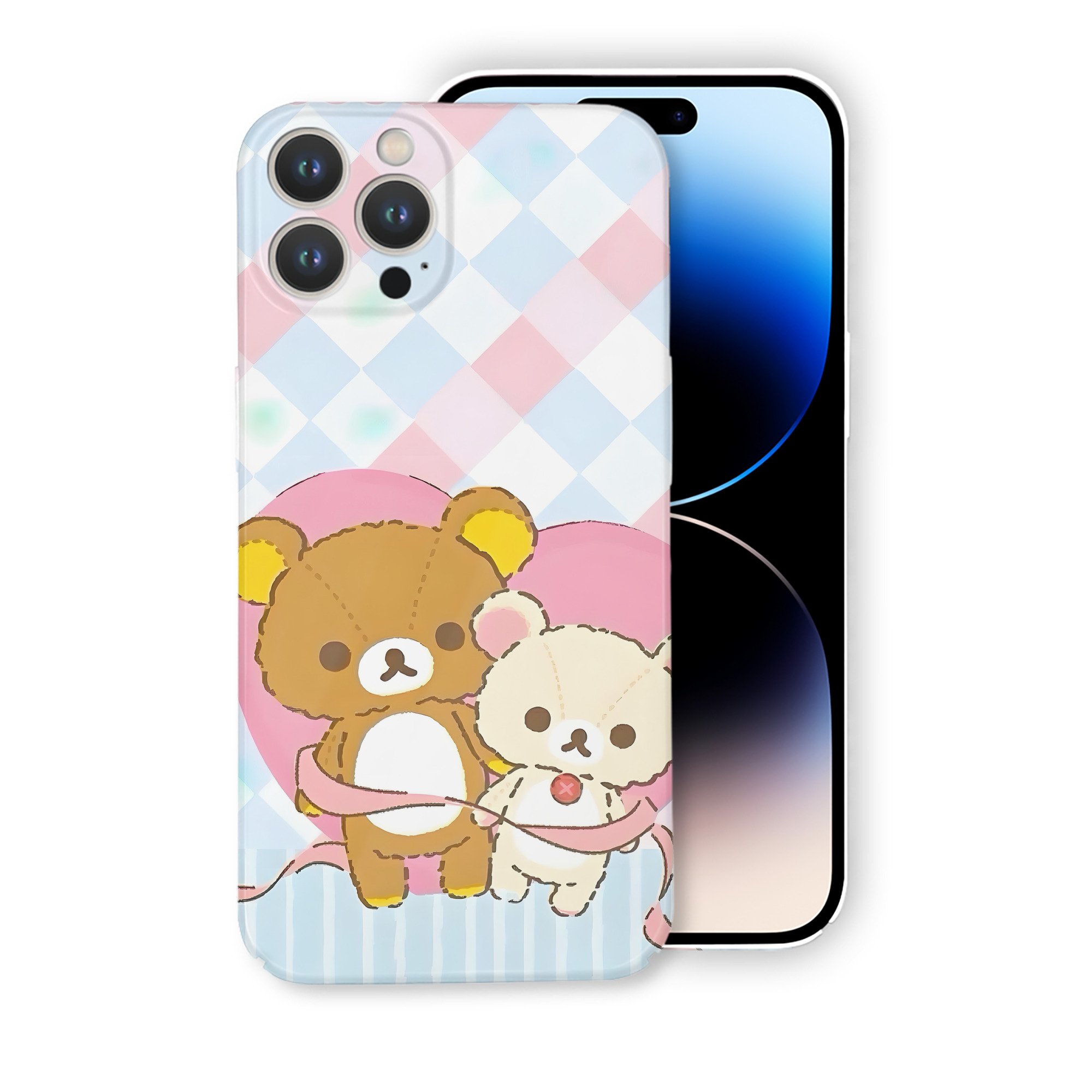 （画像用） リラックマ リラックマ キイロイトリ Rilakkuma Korilakkuma Kiiroitori 【iPhone 14シリーズ対応】ハードケース